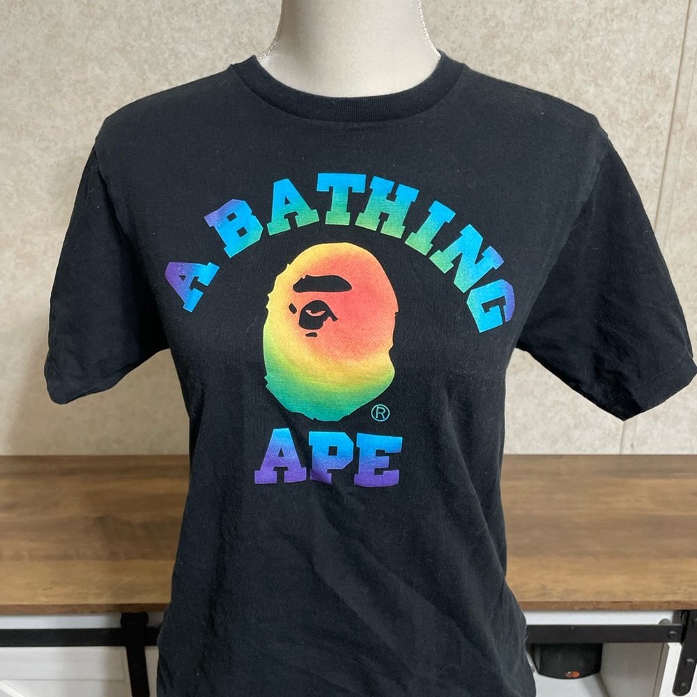 A Bathing Ape Black Graphic Tee